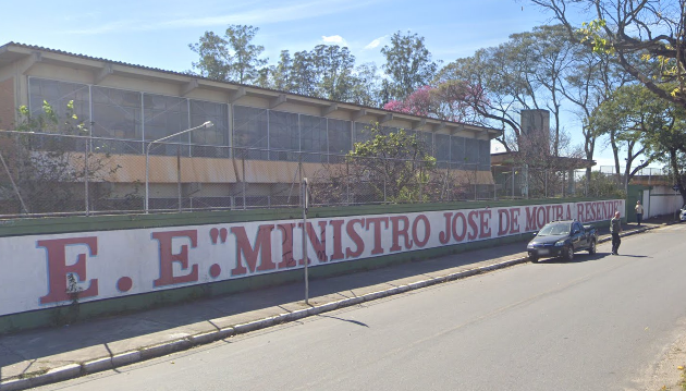 Escola onde professora que morreu por covid trabalhava Reprodução/ Google Maps