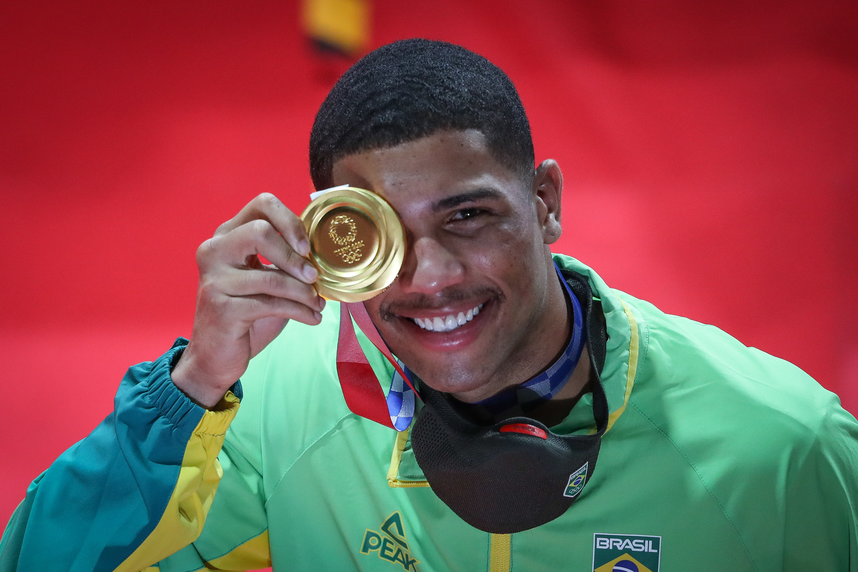 Hebert Conceição conquistou o ouro na categoria até 75kg do boxe Wander Roberto/COB