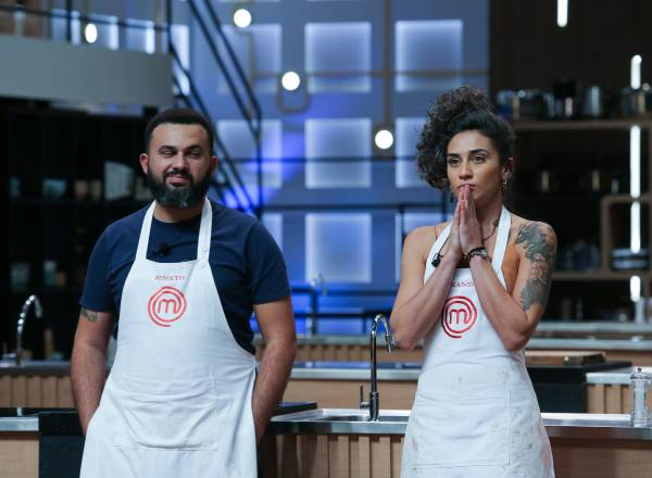 Renato e Fernanda disputaram vaga na semifinal do MasterChef Brasil 2022 Melissa Haidar/Band