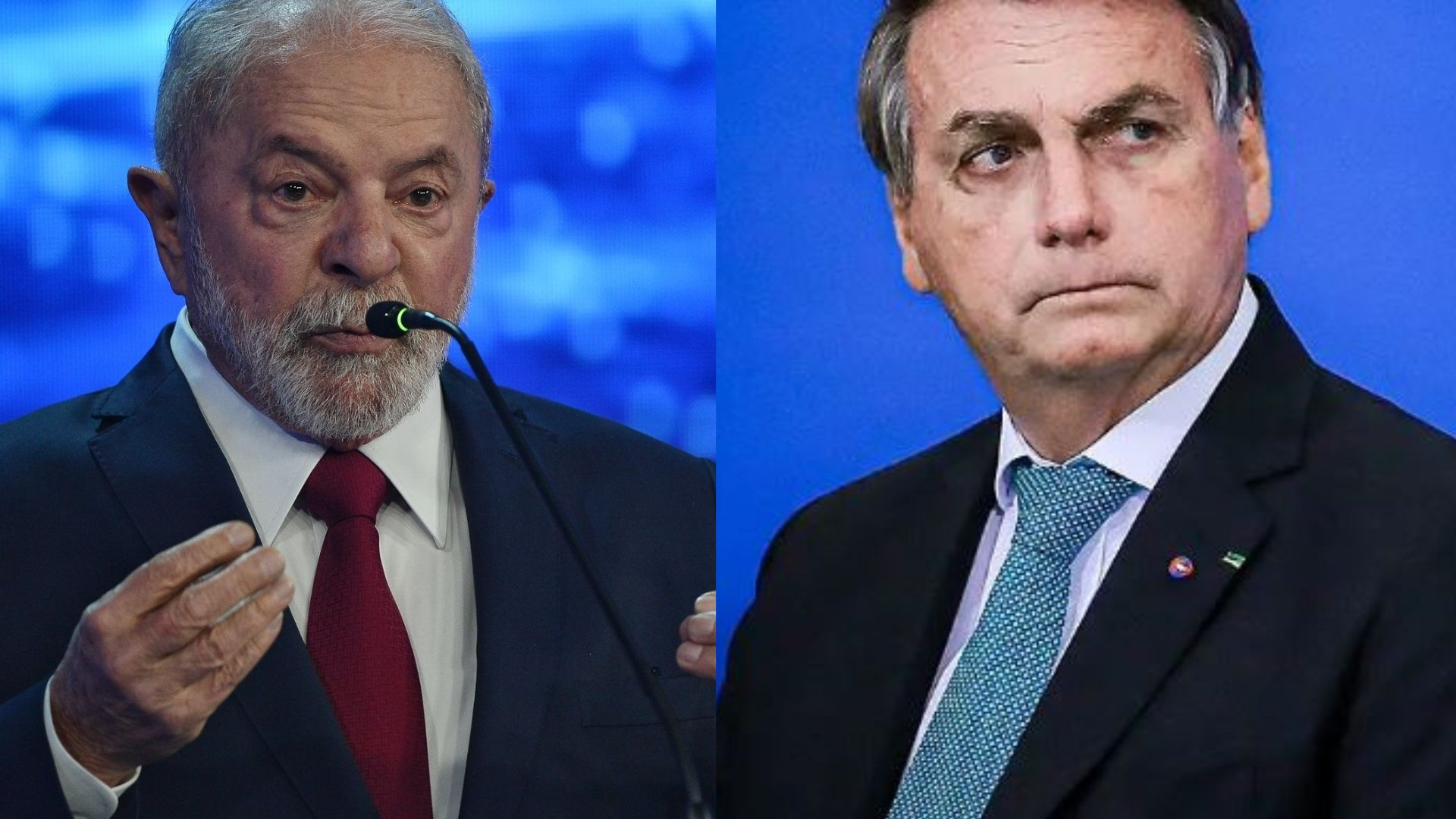 Lula e Bolsonaro Foto: reprodução