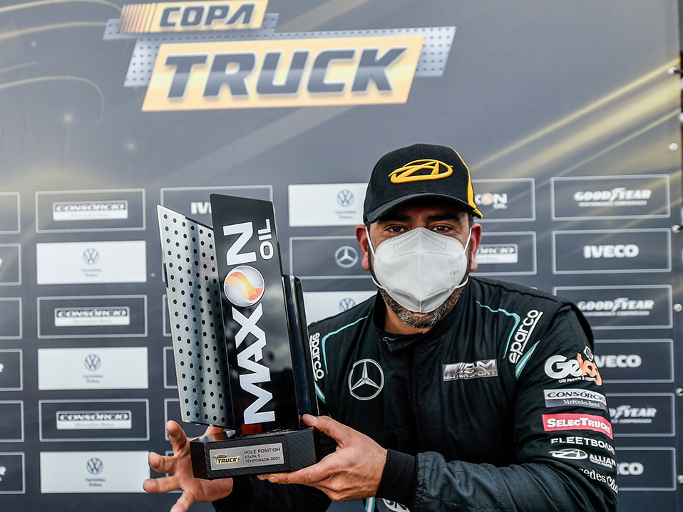 André Marques vai largar na pole position da etapa da Copa Truck em Tarumã Duda Bairros/Copa Truck