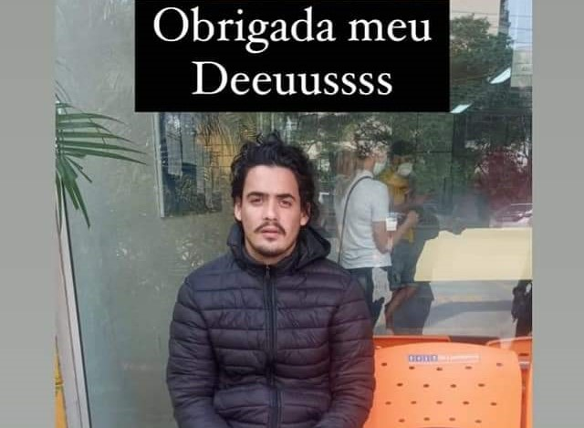 Tauan Cardoso Vital estava desaparecido desde 10 de setembro e foi encontrado no Rio de Janeiro Reprodução/Redes Sociais