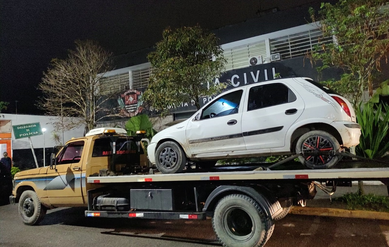 A Polícia Rodoviária Federal auxiliou no exame através do etilômetro Divulgação/ Guarda Civil Municipal