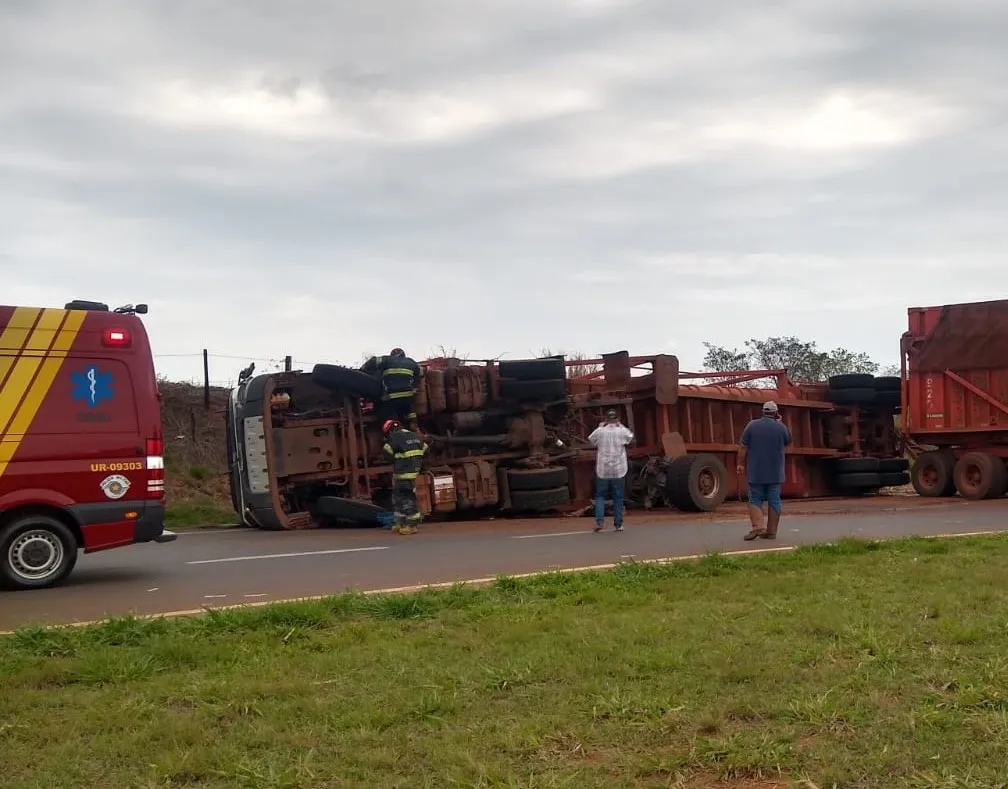 O acidente foi próximo a cidade de Ibitinga