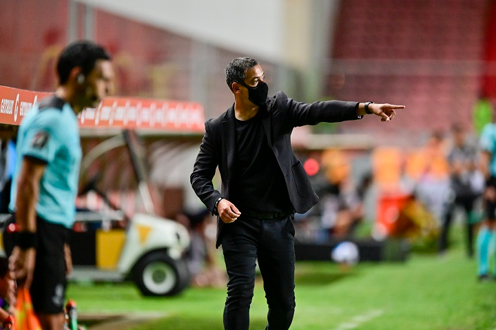 Marquinhos Santos durante duelo entre América x Independiente Del Valle-EQU Mourão Panda / América