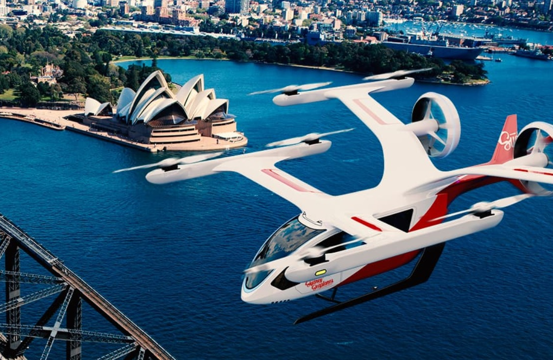Embraer acerta parceria para táxi aéreo com carros voadores na Austrália