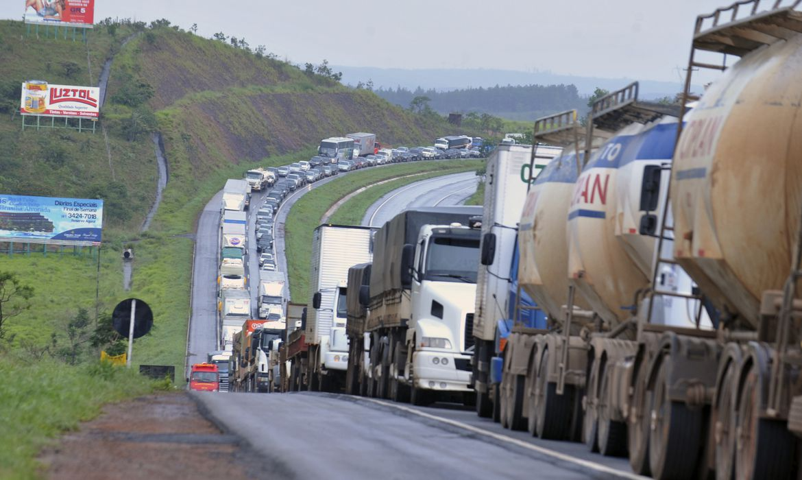 Bloqueios nas rodovias federais diminuem Foto: Valter Campanato/Agência Brasil 