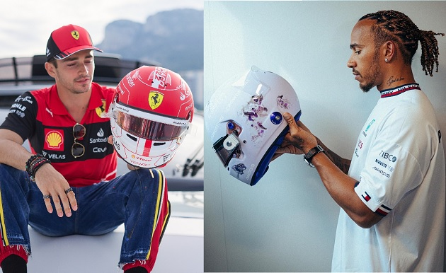 Os capacetes especiais dos pilotos da F1 para o GP de Mônaco de 2022