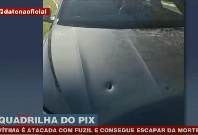 Grupo intercepta motoristas da região e faz sequestros-relâmpago Reprodução/Band