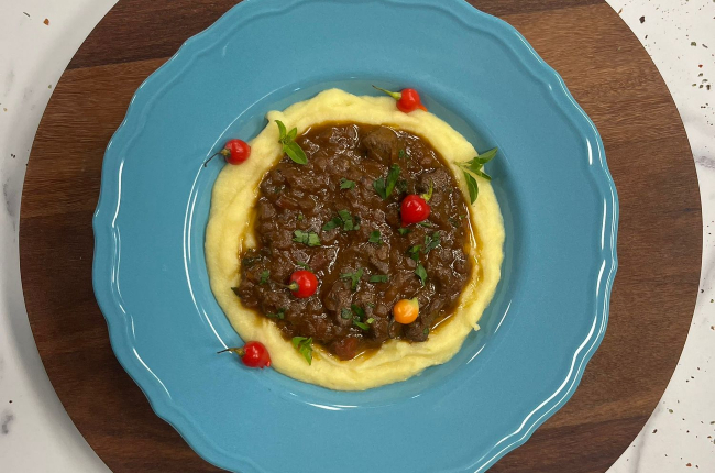 Polenta com Ragu de Mignon | Receita Swift