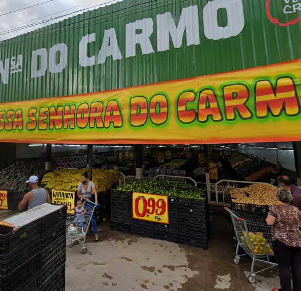 Sacolão no bairro Trevo, na região da Pampulha, em Belo Horizonte. Redes Sociais