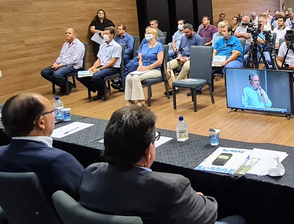 Participaram os representantes da Bacia do Turvo/Grande 