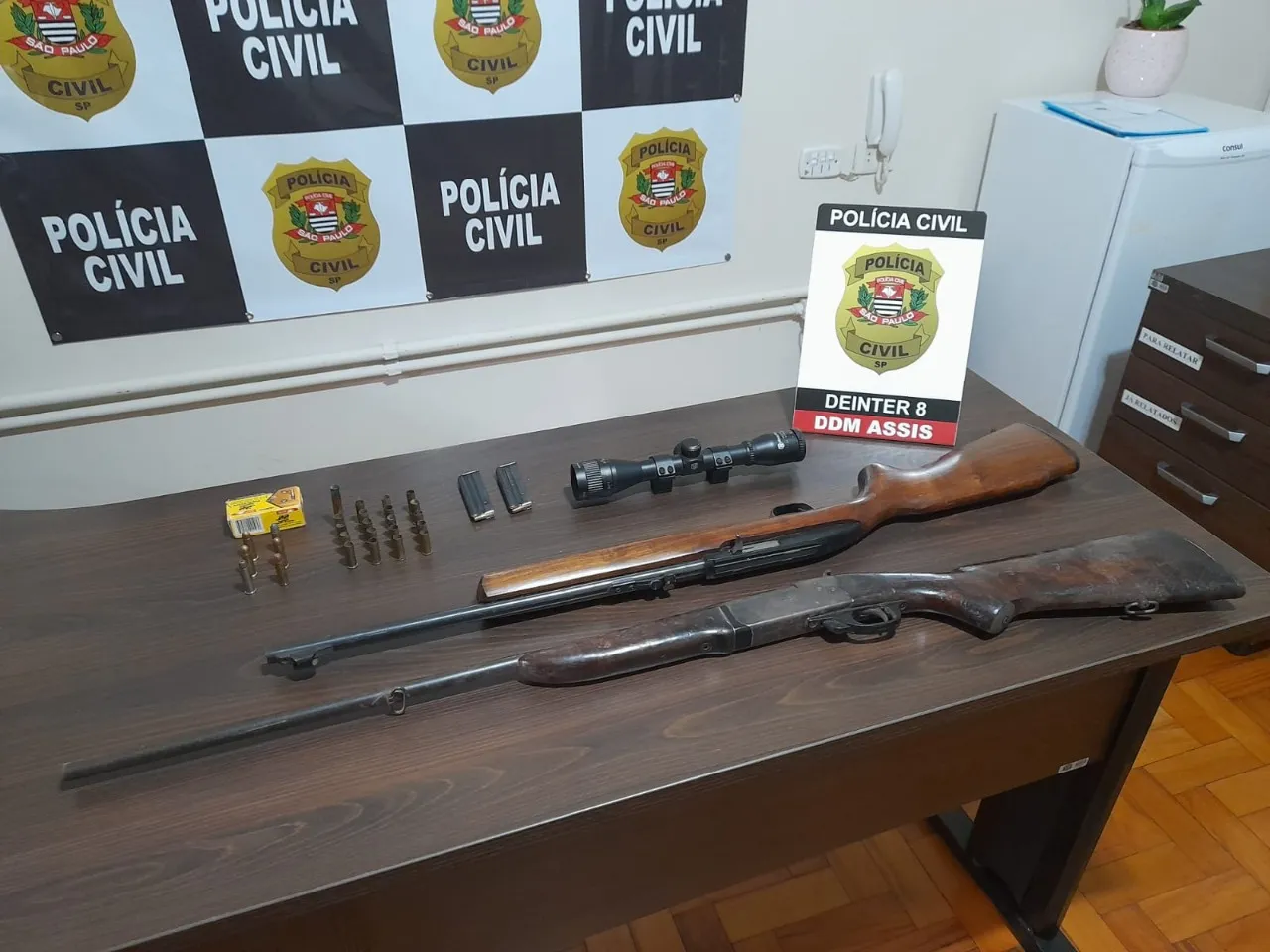 O dono das armas não foi localizado