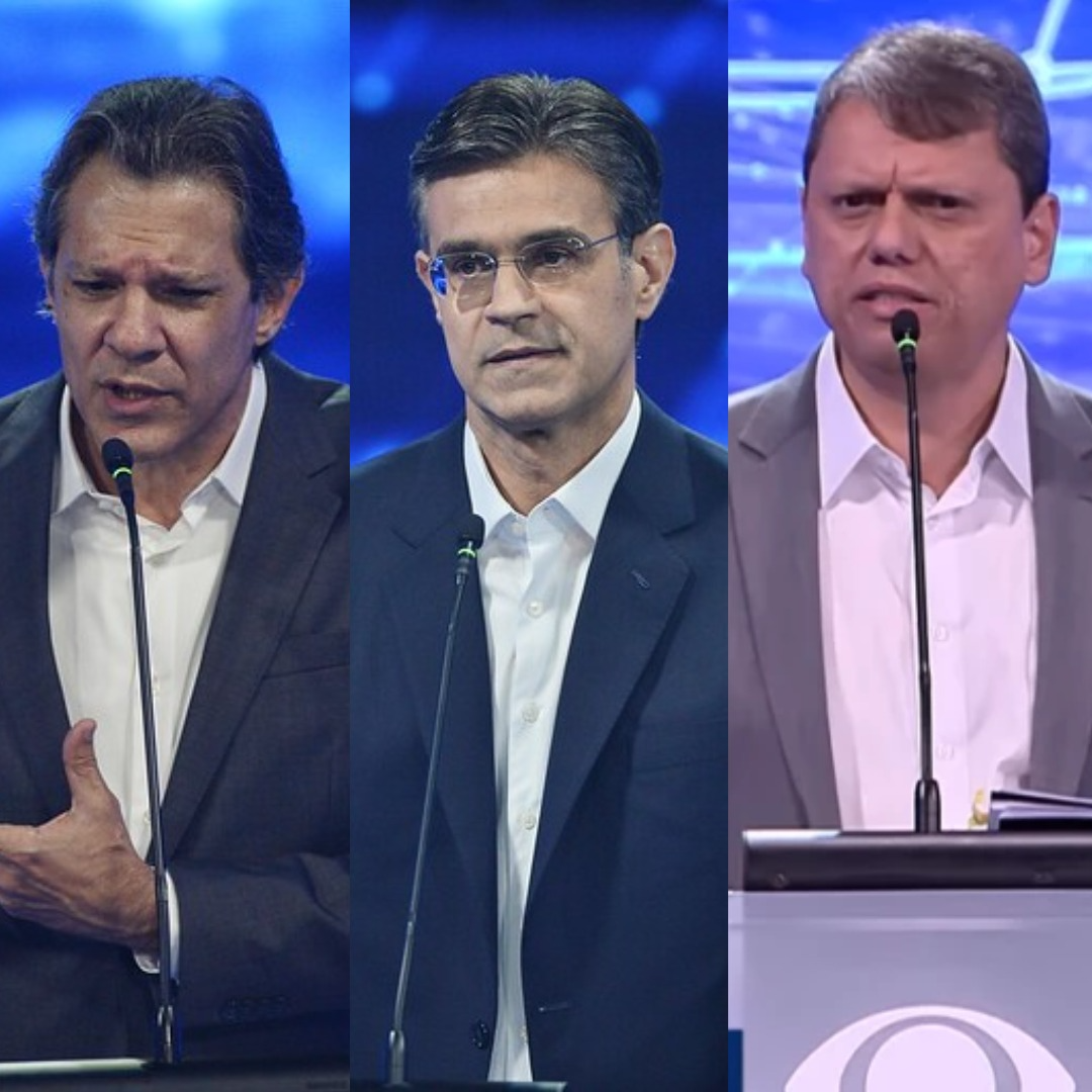 Haddad mantém liderança na corrida ao governo de SP; Tarcísio e Garcia empatam