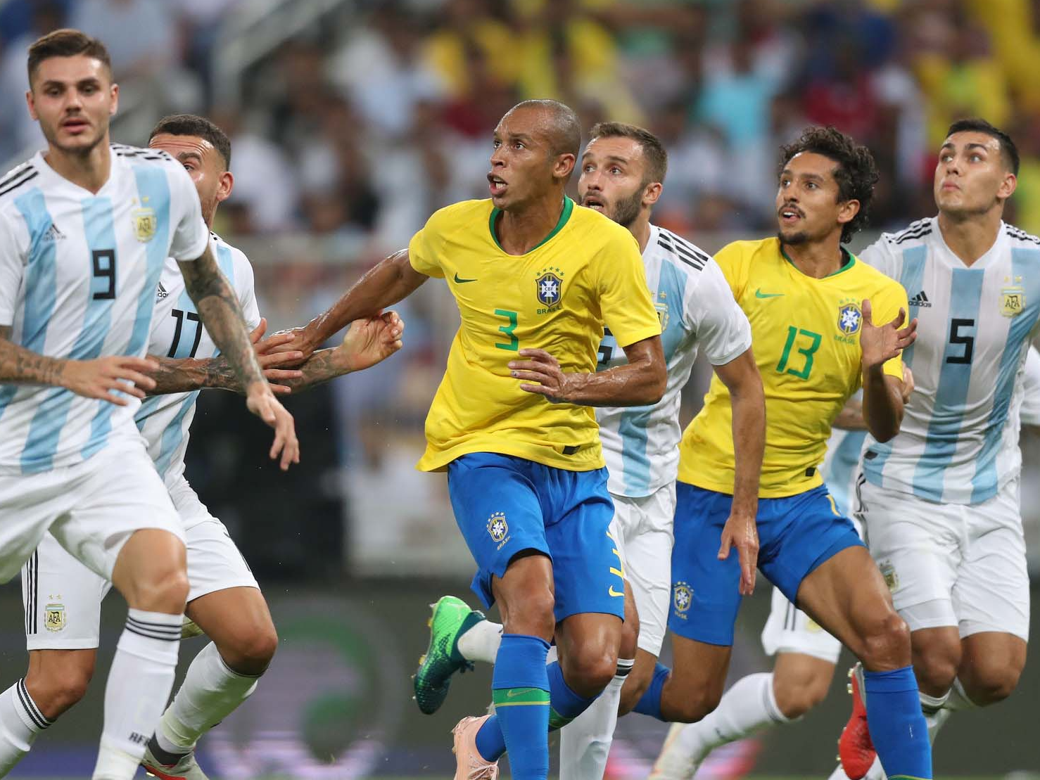 Final da Copa América no Maracanã entre rivais contará com público de 7 mil pessoas neste sábado (10) Foto: Lucas Figueiredo/CBF