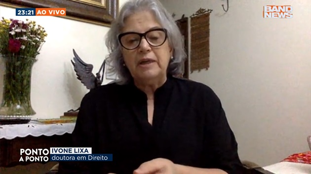 Ivone Lixa é doutora em direito público e professora de história do direito Reprodução TV