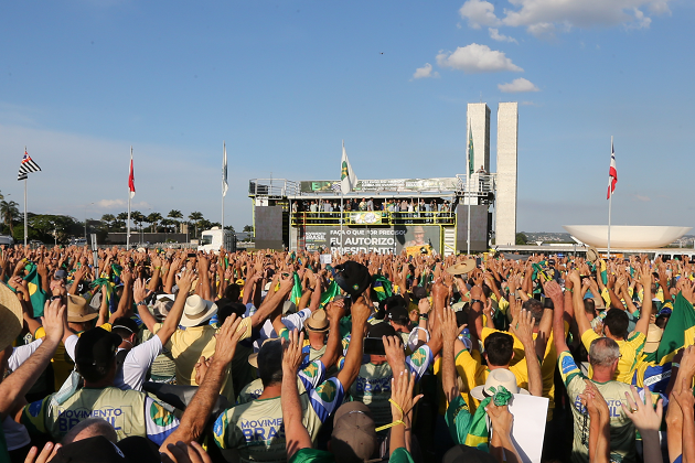 Junto à Praça dos Três Poderes, vão estar concentrados apoiadores do presidente Jair Bolsonaro Foto: Fabio Rodrigues Pozzebom/Agência Brasil