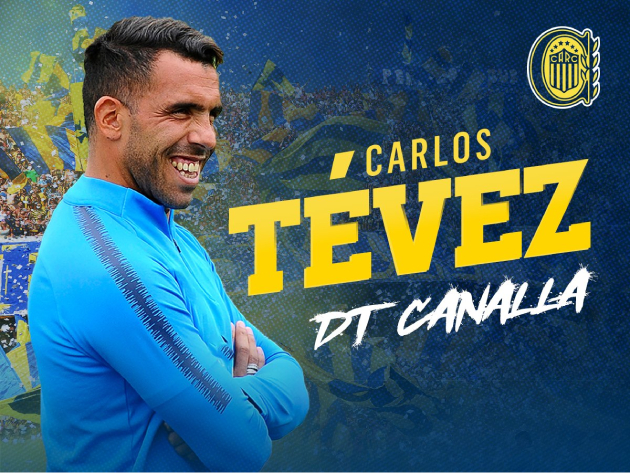Carlitos Tévez é o novo técnico do Rosário Central