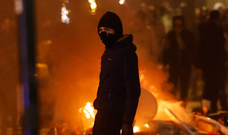 Torcedores da Bélgica brigam em Bruxelas após derrota para Marrocos REUTERS/Yves Herman