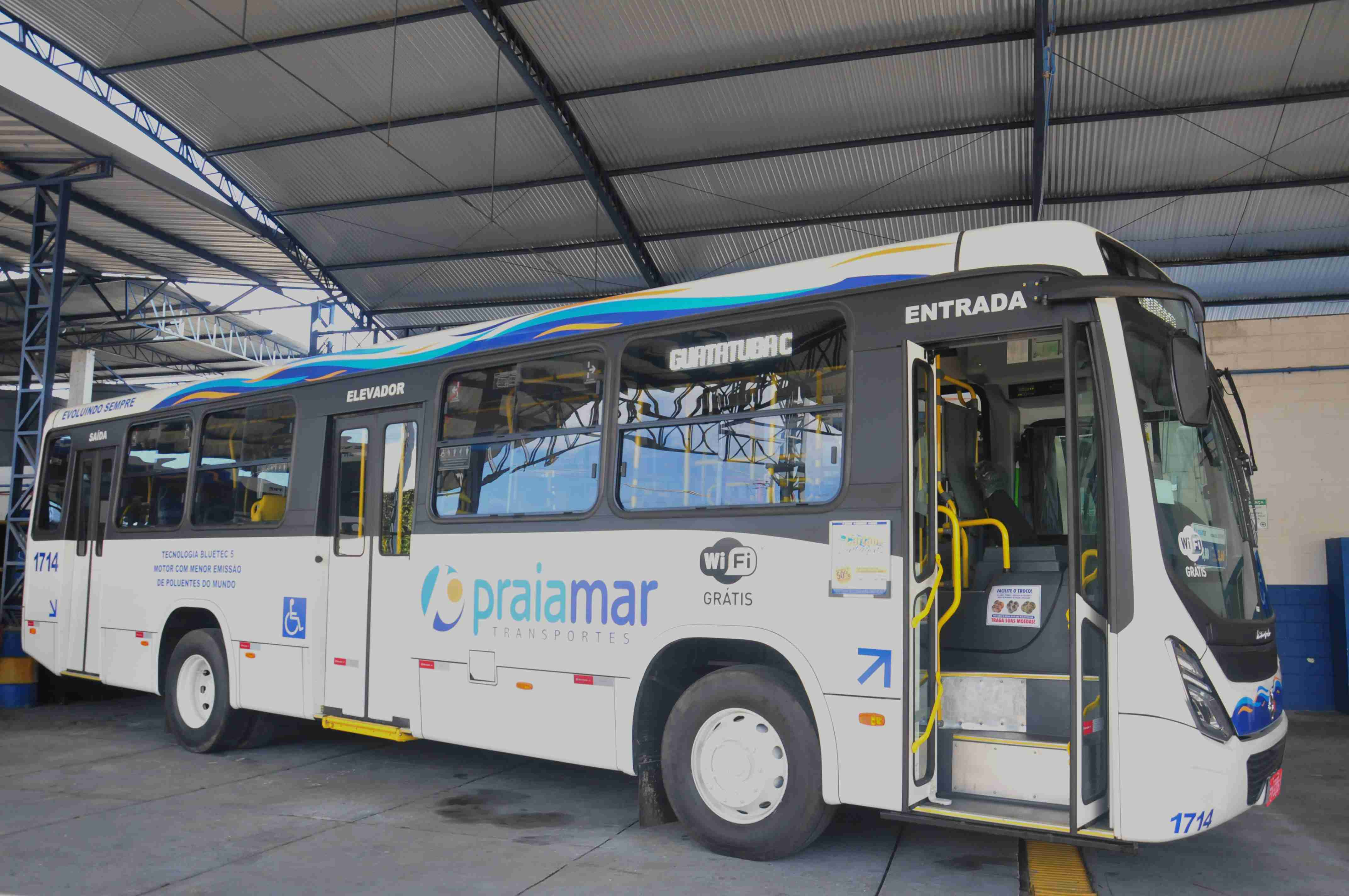 Prefeitura afirma que 13 ônibus estão em circulação  Divulgação/Prefeitura de Caraguatatuba