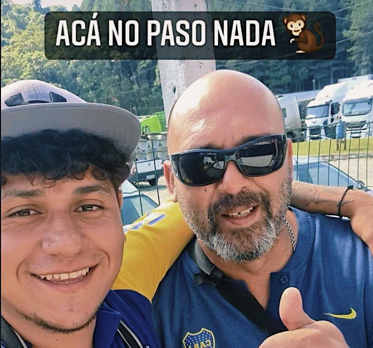 Torcedores do Boca Juniors debocham da soltura de Leonardo Ponzo e cometem atos racistas Reprodução