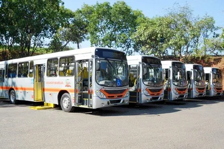 Os ônibus vão circular das 7h às 18h