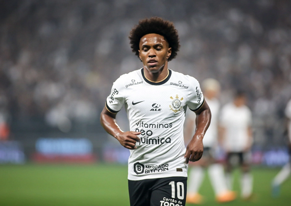 Willian vai desfalcar o Corinthians contra o Flamengo Rodrigo Coca/Corinthians