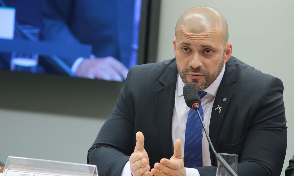 O Ministério Público solicitou a impugnação da candidatura de Daniel Silveira. Foto: Câmara dos Deputados