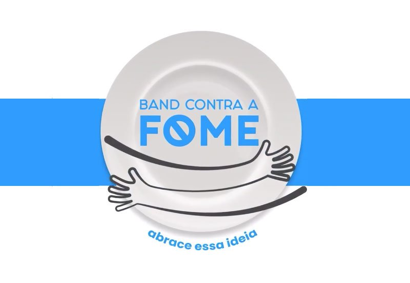 A campanha Band Contra a Fome - Abrace essa Ideia segue arrecadando doações. Foto: Divulgação/Grupo Bandeirantes