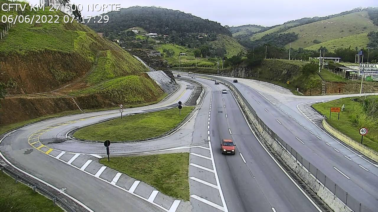 Tráfego na Rodovia dos Tamoios é bom; diferente da Dutra, que tem lentidão em São José Divulgação/Rodovia dos Tamoios