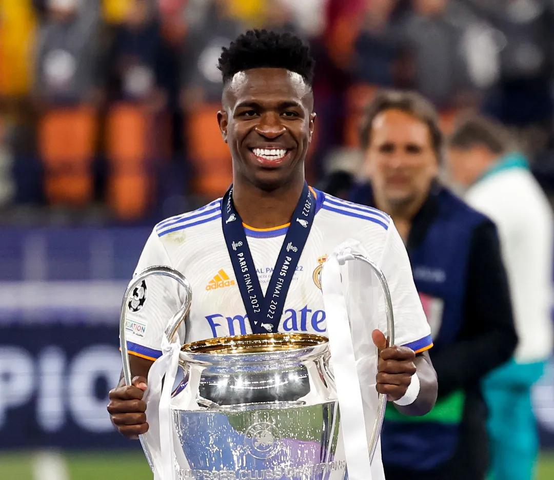 Vinícius Júnior é eleito o melhor jogador jovem da Champions