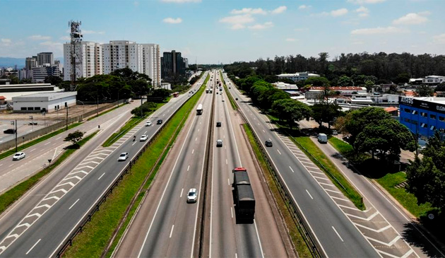 Movimento nas estradas do Vale do Paraíba em 9 de agosto Divulgação/CCR Nova Dutra