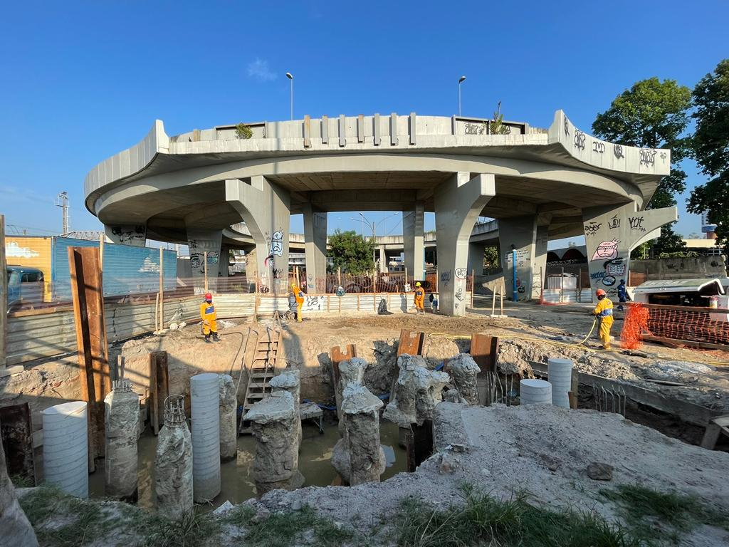 Obras do BRT TransBrasil estão em andamento Beth Santos/Prefeitura do Rio