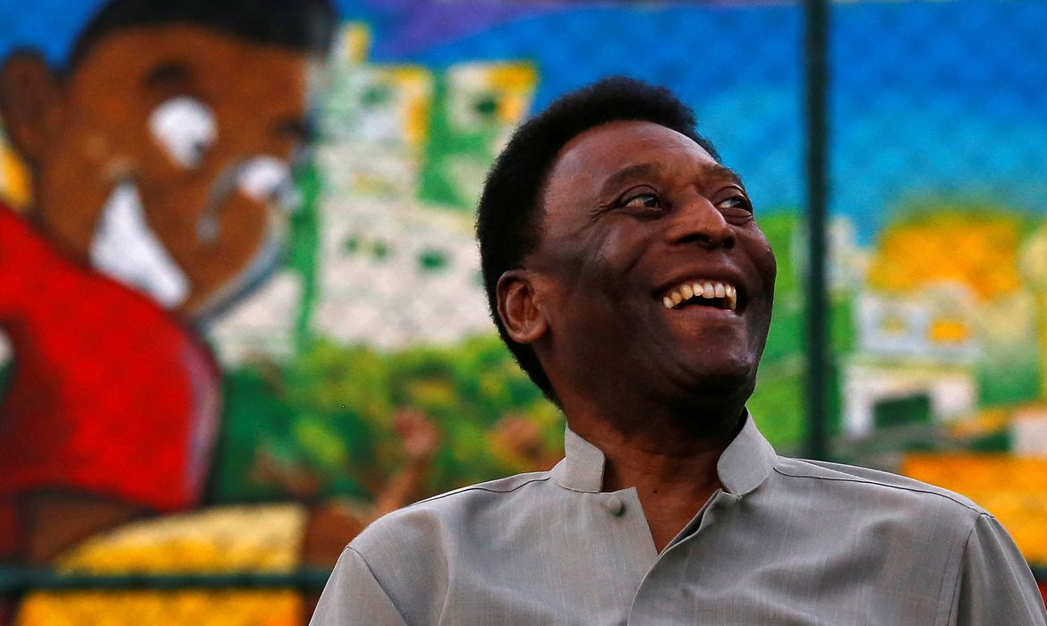 No total, Pelé disputou 1371 jogos e fez 1281 gols.  Foto: Reuters