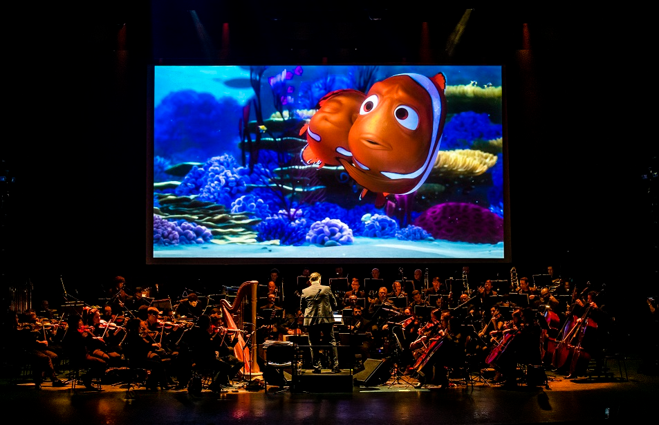 Trechos das animações serão exibidos junto com as canções interpretadas pela Orquestra Caio Gallucci