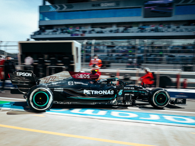 F1: Bottas lidera dobradinha da Mercedes no primeiro treino livre do GP da Rússia