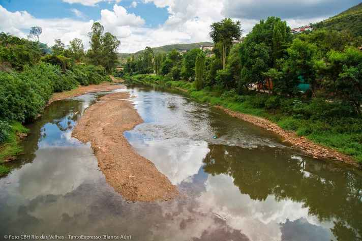 No último dia 5, o Rio das Velhas entrou oficialmente em estado de alerta Divulgação / Comitê da Bacia Hidrográfica do Rio das Velhas