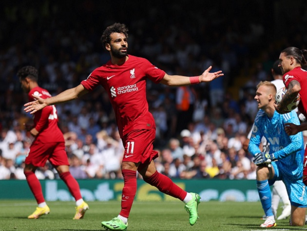 Mohamed Salah marcou o gol que deu o empate ao Liverpool
