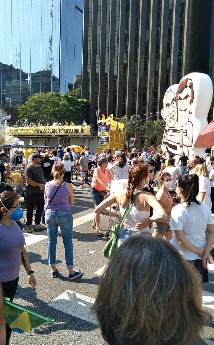 Polícia Militar informa que os protestos estão acontecendo de forma pacífica Foto: Reprodução/Redes Sociais