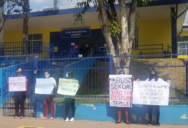 Mães de alunos protestam contra abuso sexual dentro de escolas em São José dos Campos Rauston Naves/Vale Urgente