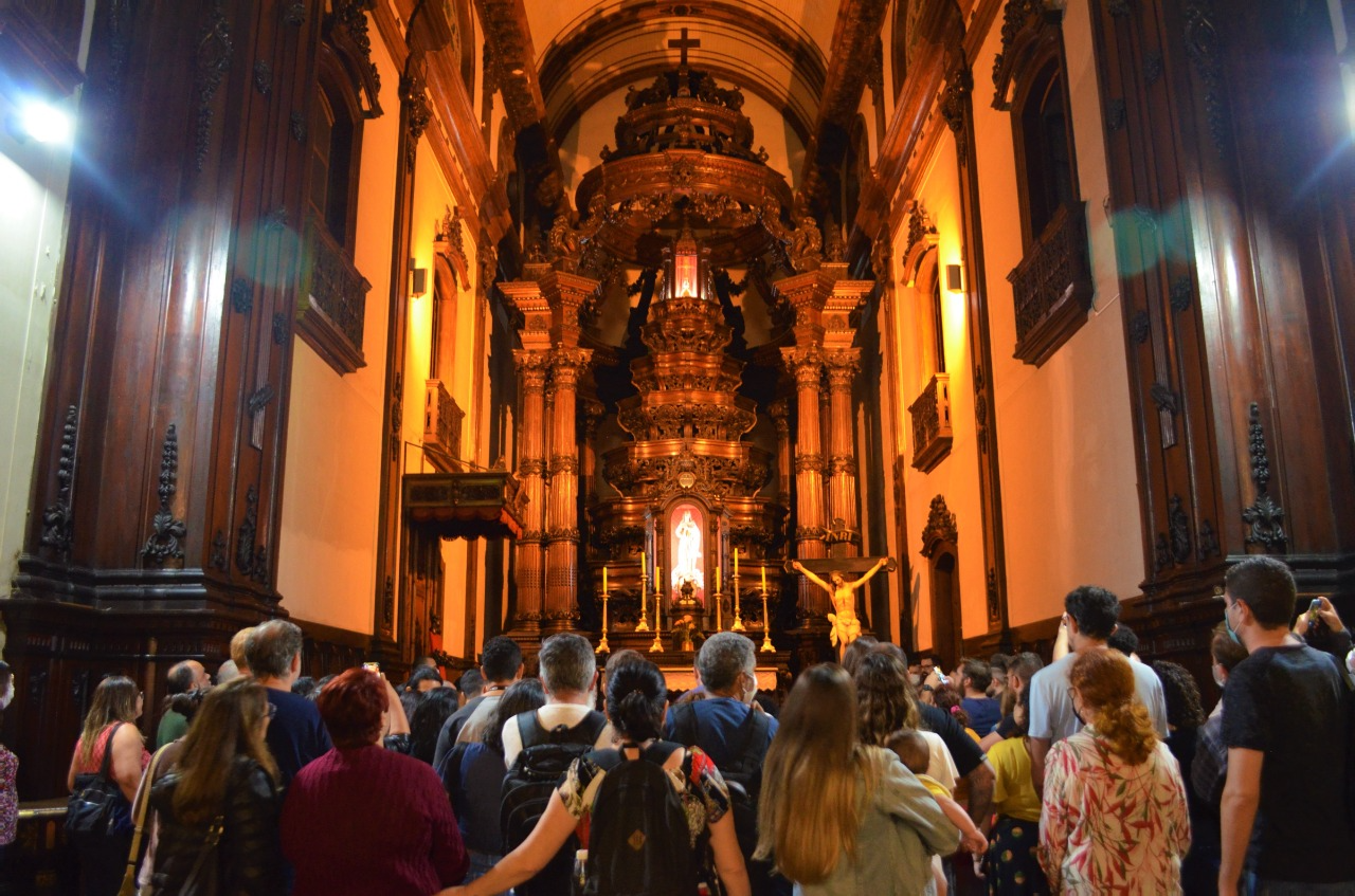 Passeio na Catedral explora história da construção e importância histórica do local. Band Multi/Rafaela Oliveira