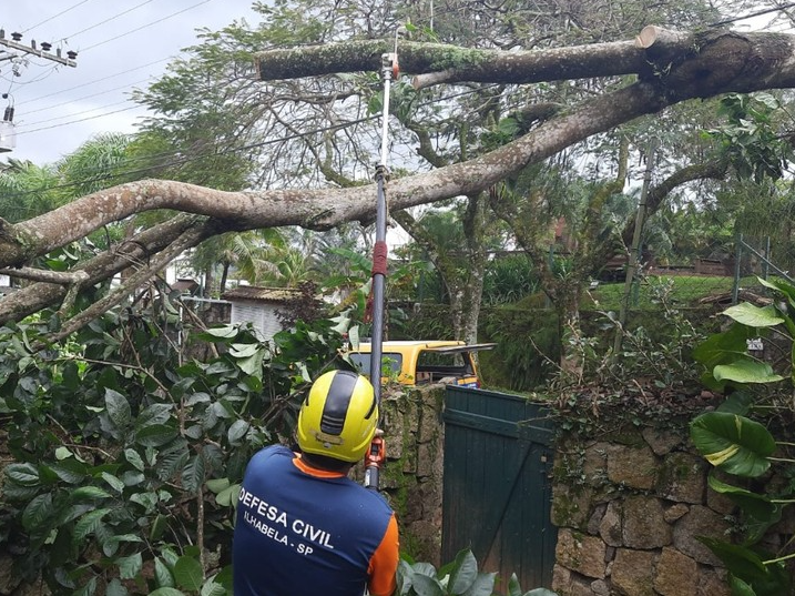 Foram 11 solicitações, no Bairro Engenho D’Água Divulgação/Defesa Civil Ilhabela