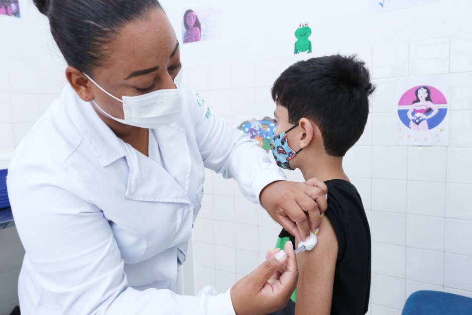 São José dos Campos inicia vacinação de crianças com 4 anos nesta segunda