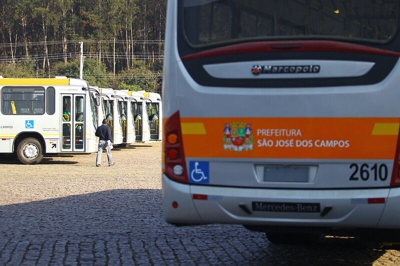 Ônibus em São José dos Campos Claudio Vieira/PMSJC