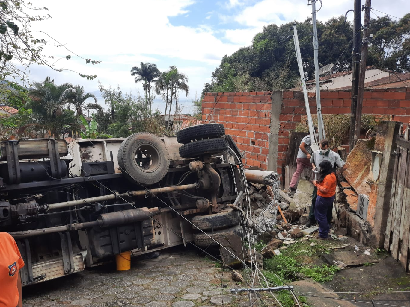 Não houve feridos Foto: Defesa Civil