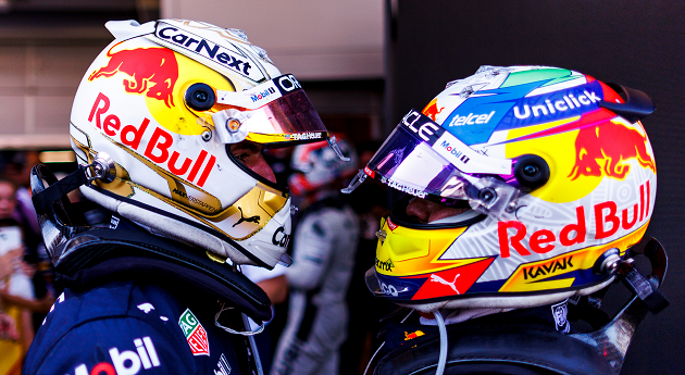 Max Verstappen e Sergio Pérez