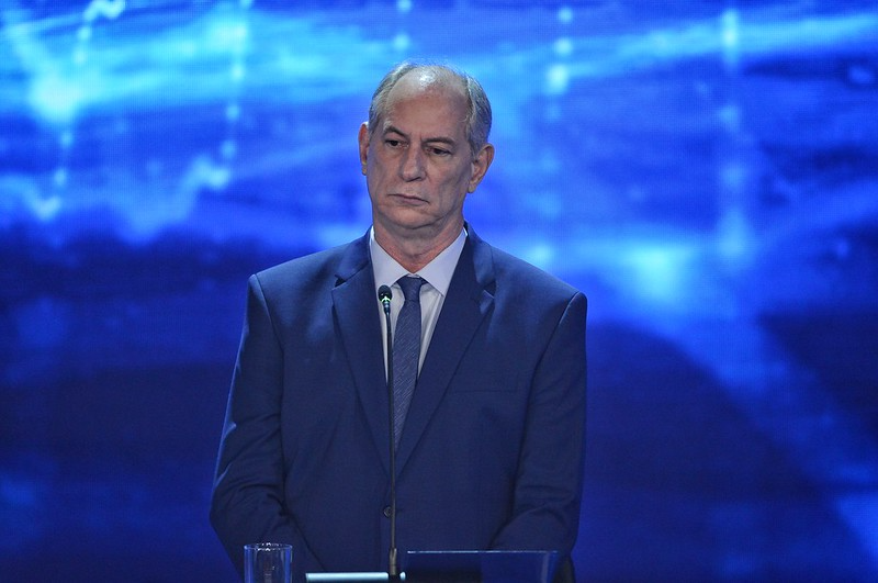 Ciro Gomes no debate da Band, em São Paulo Renato Pizzutto/Band