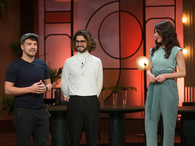 Vitor Bourguignon e Hugo Merchan participam do MasterChef Brasil Carlos Reinis/Band