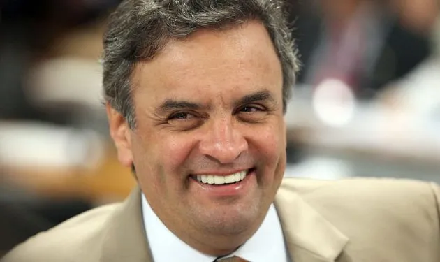 O deputado federal Aécio Neves (PSDB-MG), único parlamentar que registrou abstenção na votação da PEC do voto impresso