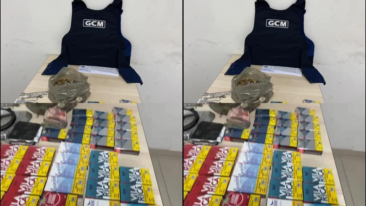 Homem é preso após furtar maços de cigarros e R$ 1 mil em moedas 